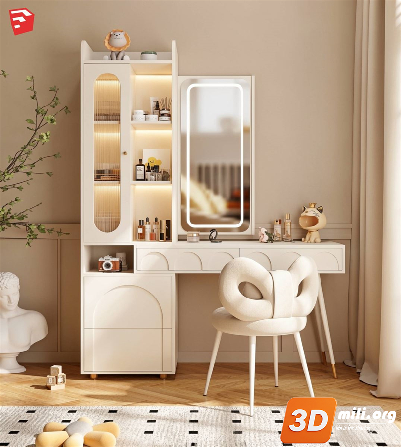 Dressing Table Skp Files 